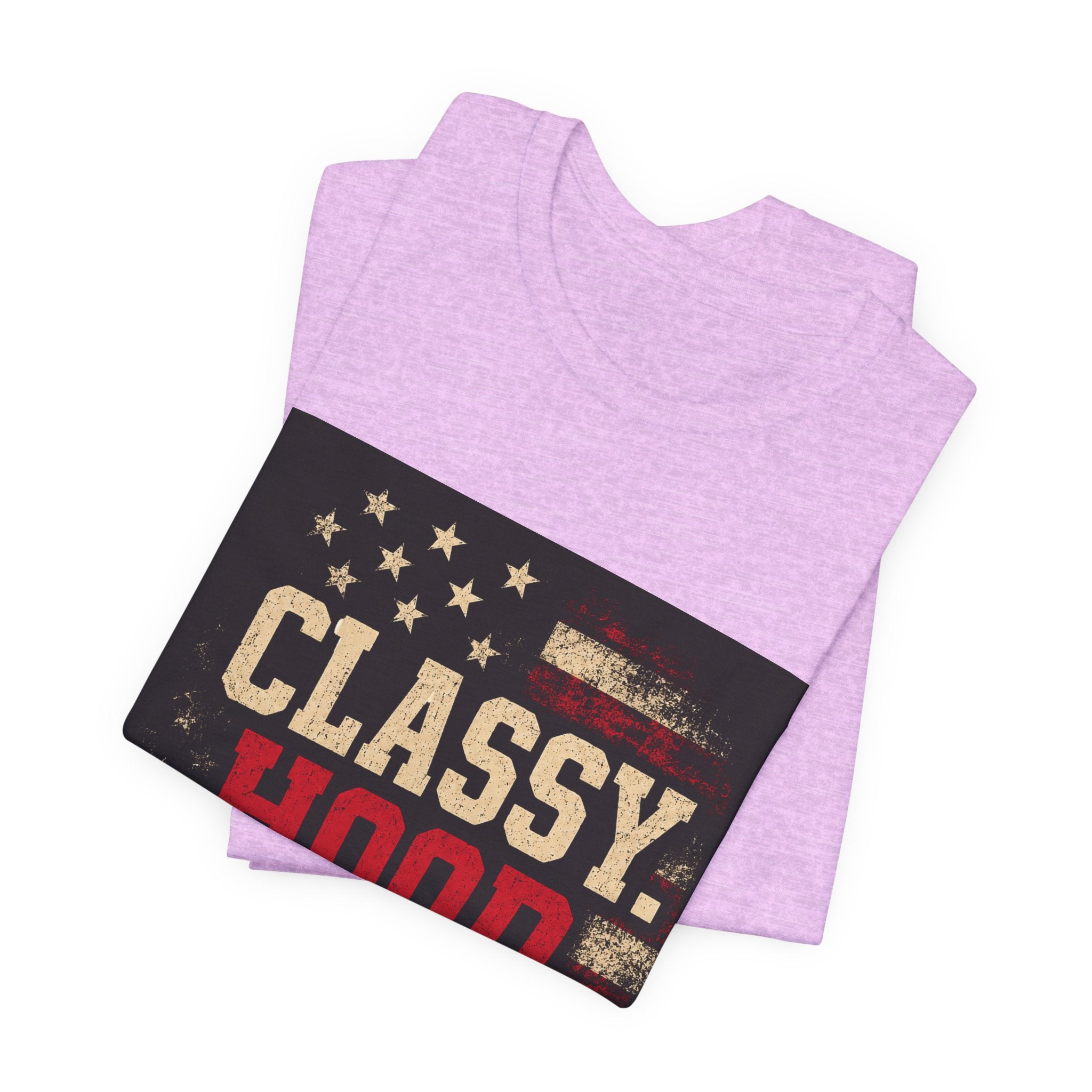 Classy Hood Blessed Tee — Patriotic Vintage Graphic Shirt